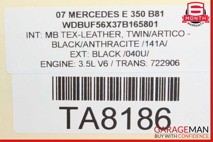 03-09 Mercedes W211 E350 E550 Front Right Passenger Door Control Module OEM
