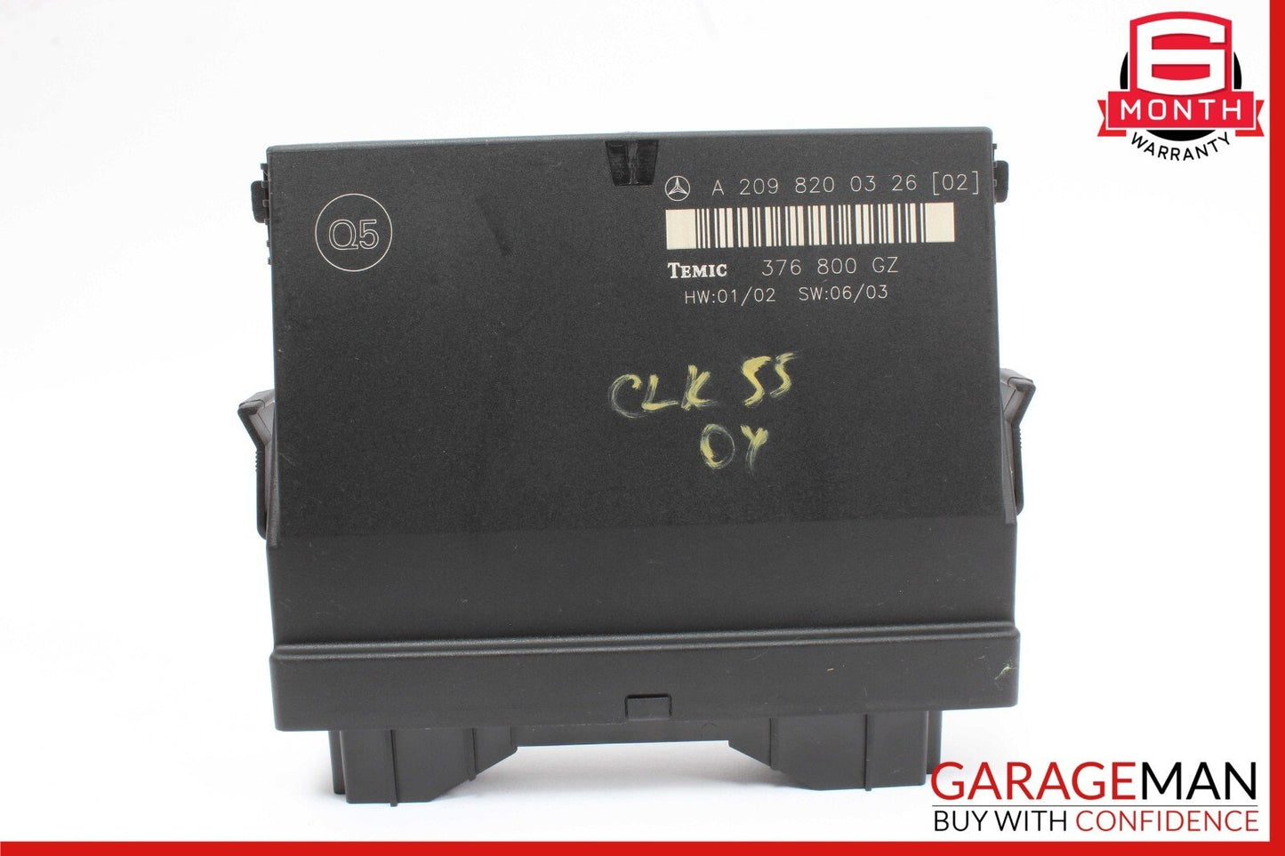 03-09 Mercedes W209 CLK350 CLK550 CLK55 AMG Rear BCM Body Comfort Module Unit