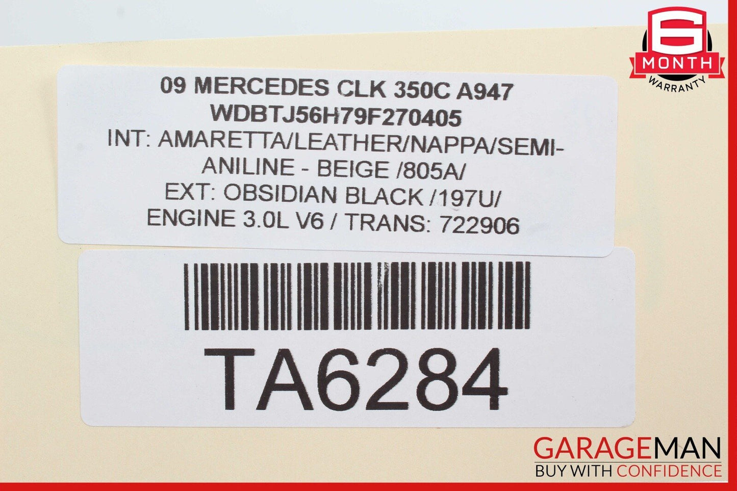 03-09 Mercedes W209 CLK 350C Power Steering Pump Reservoir Assembly OEM