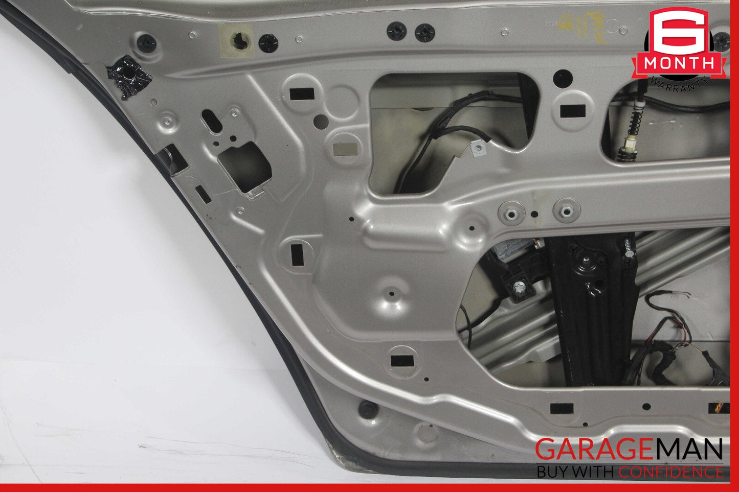 09-15 BMW 750i 750Li Rear Left Exterior Door Shell Panel Silver OEM