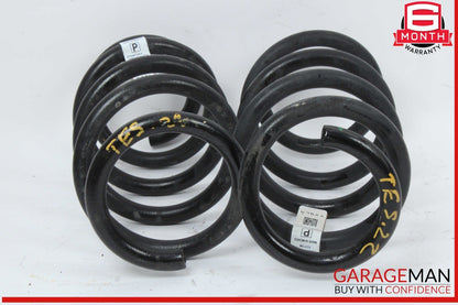 17-23 Tesla Model 3 Rear Left & Right Coil Spring Set of 2 Pc OEM