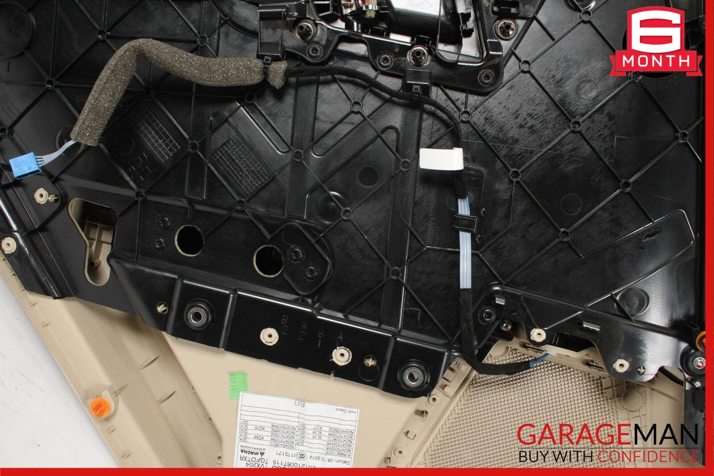 10-15 Mercedes X204 GLK350 Rear Right Passenger Side Interior Door Panel Beige