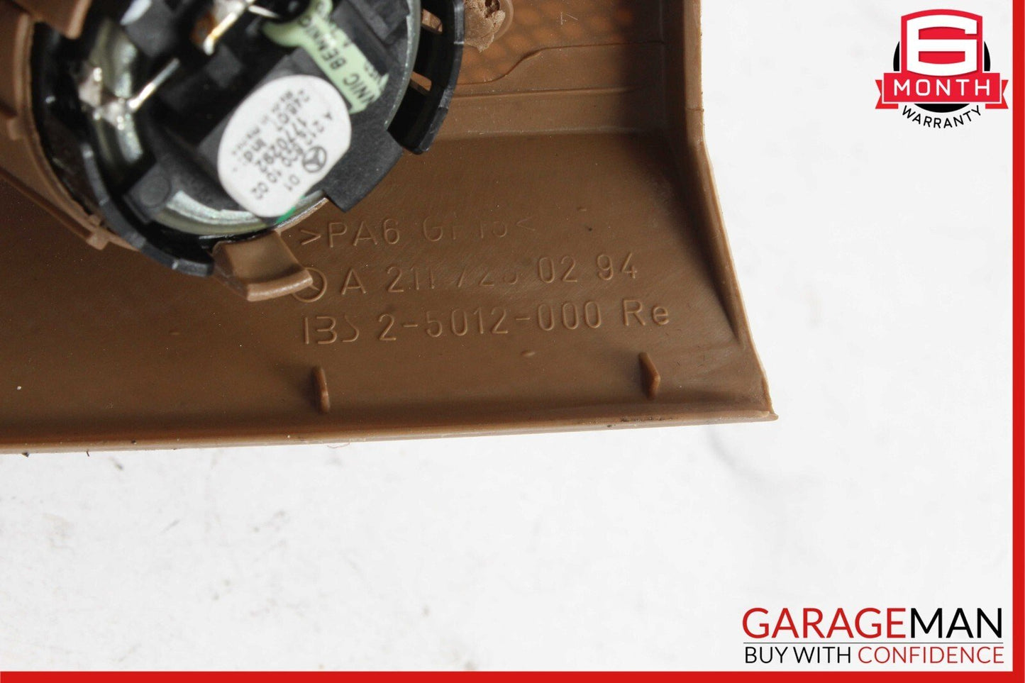 03-09 Mercedes W211 E350 E500 E55 AMG Front Right Tweeter Speaker Cover Brown
