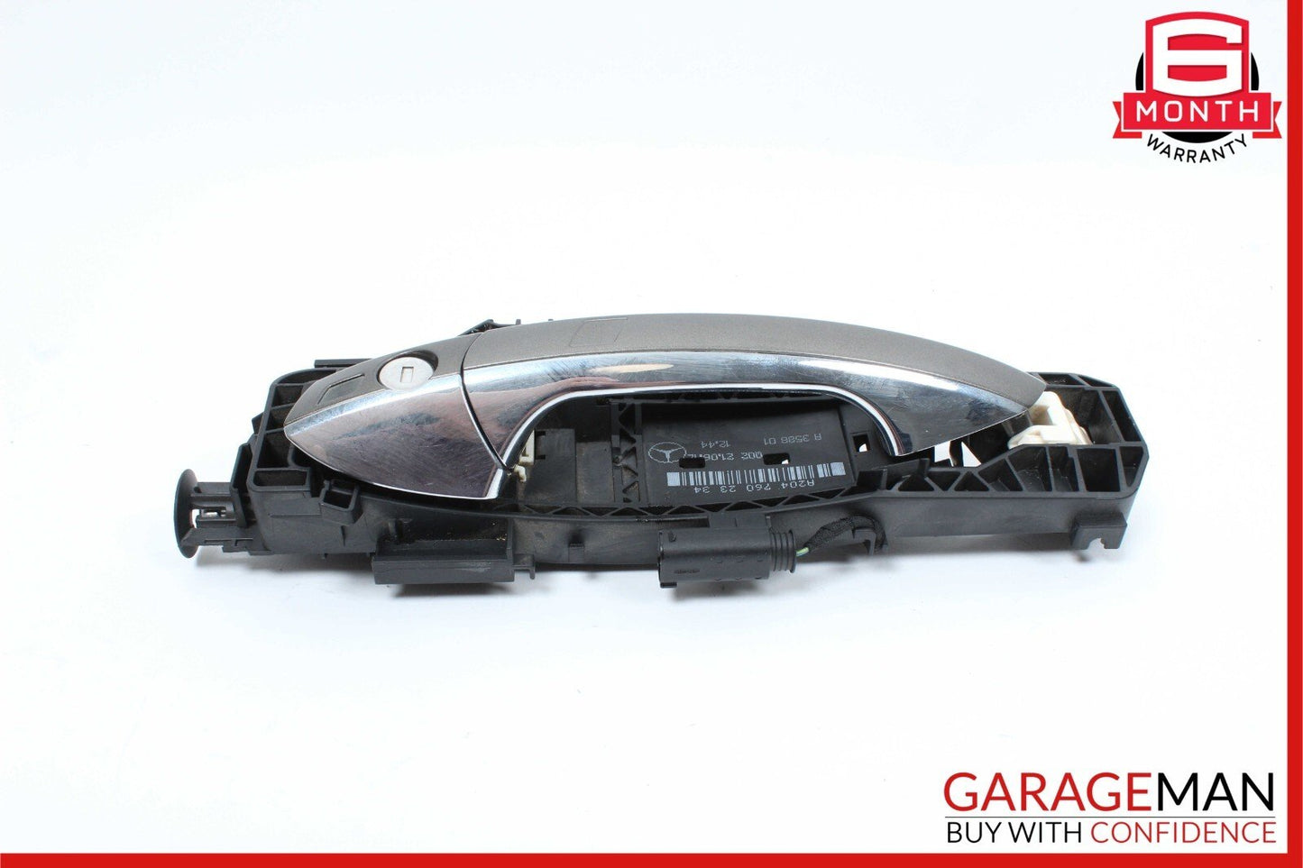 10-13 Mercedes W212 E350 Front Left Side Exterior Door Handle Keyless Go Gray
