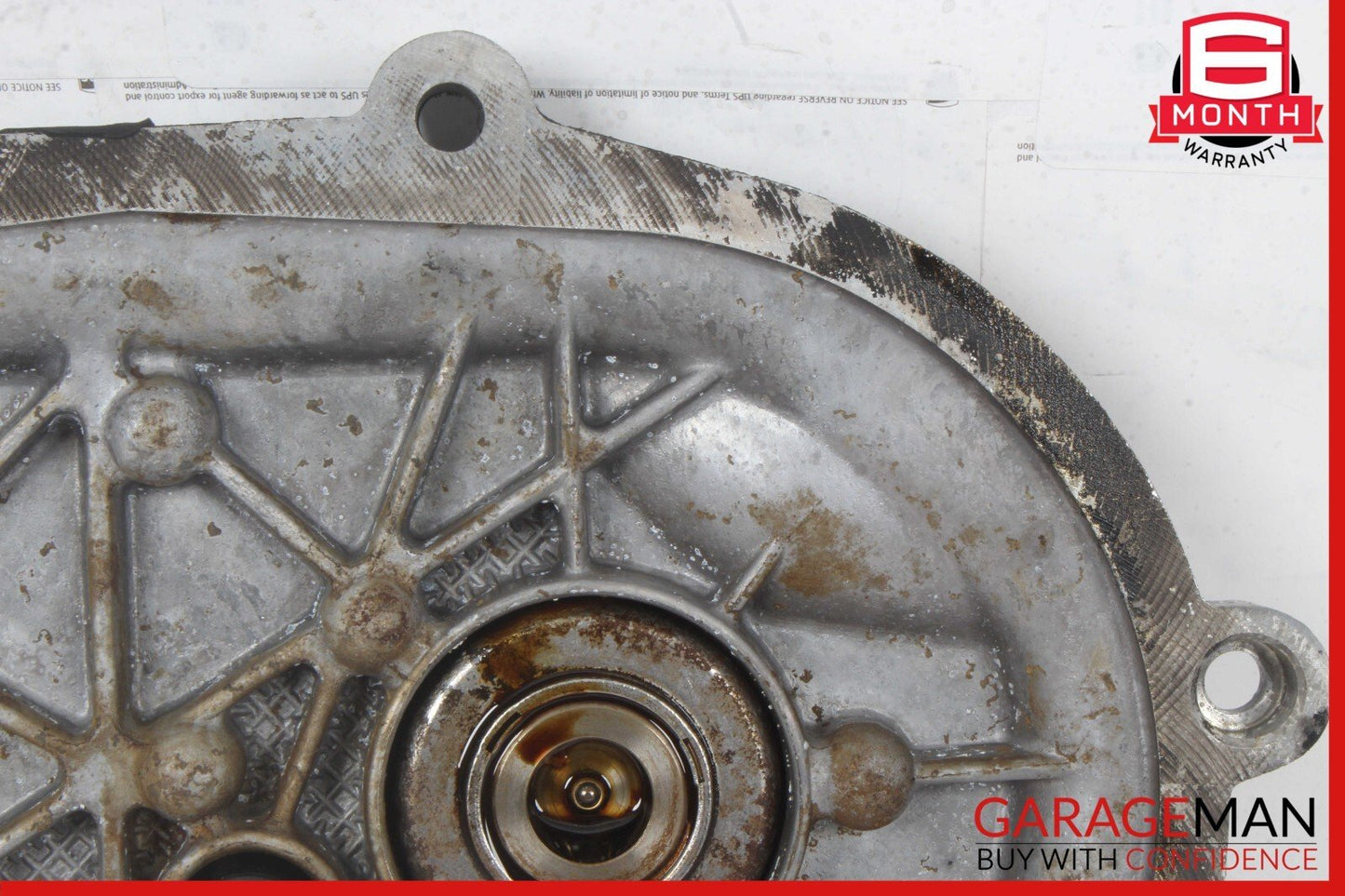 06-13 Mercedes W251 R350 S550 Front Right Engine Timing Chain Cover Plate OEM