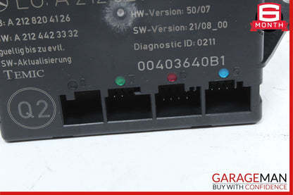 08-18 Mercedes W212 E350 CLS550 C300 Rear Left Door Control Module Unit OEM