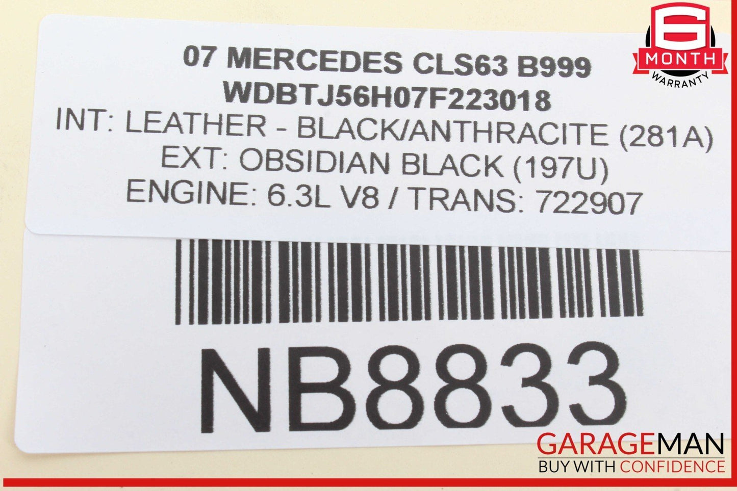 03-12 Mercedes W219 CLS63 AMG ML350 Front Right Side Seat Control Module OEM