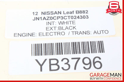 11-15 Nissan Leaf Rear Left Exterior Door Handle OEM