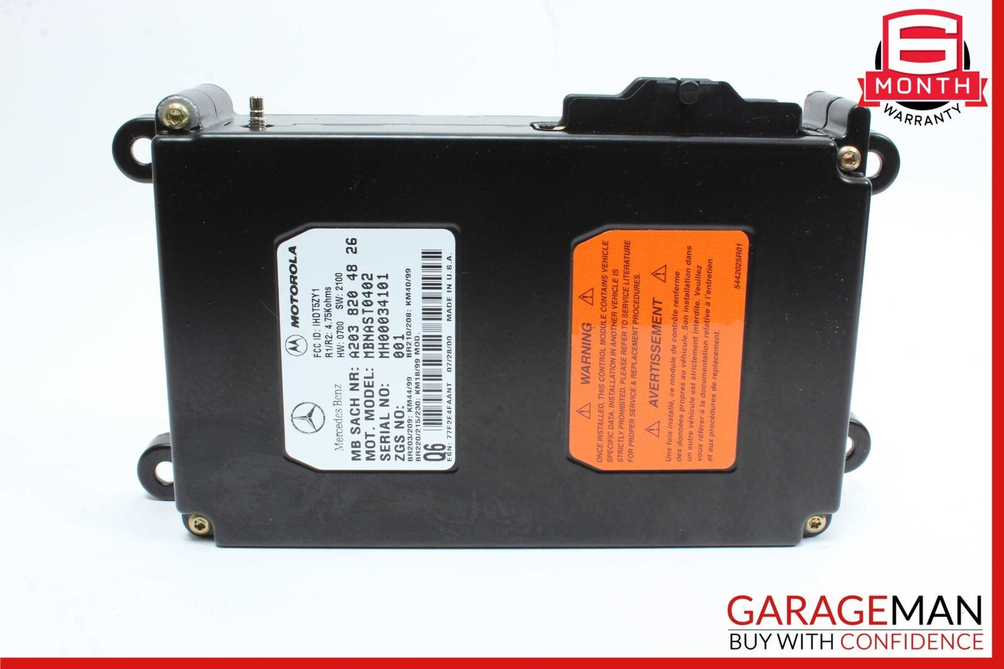 97-09 Mercedes R170 SLK320 CL55 AMG Voice Command Control Module 2208204685 OEM
