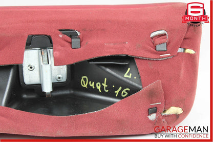 14-18 Maserati Quattroporte Rear Left Side Seat Bolster Cushion Pad Cover Red