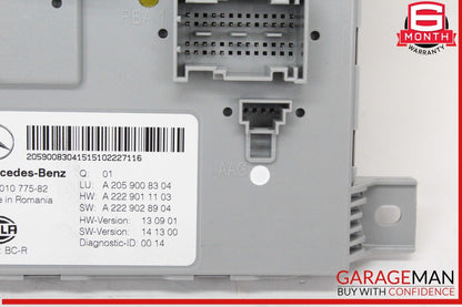 15-18 Mercedes W205 C300 C400 C350e Rear Trunk SAM Control Module Unit OEM