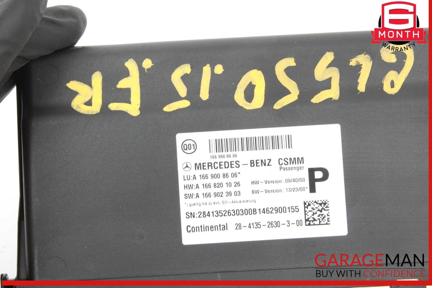 13-18 Mercedes X166 GL550 GL450 Front Right Seat Control Module Unit OEM