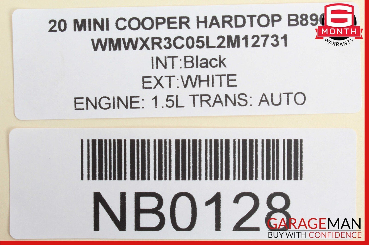 20-24 Mini Cooper Hardtop Right Side Engine Exhaust Camshaft OEM