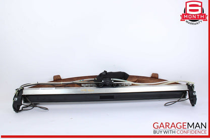 07-13 Mercedes W221 S550 Rear Window Sun Shade Screen Roller Blind w/ Trim OEM