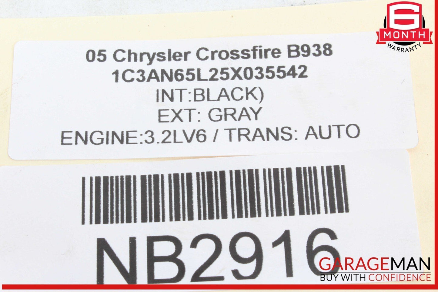 04-08 Chrysler Crossfire Power Sreering Gear Box w/ Pitman Arm OEM