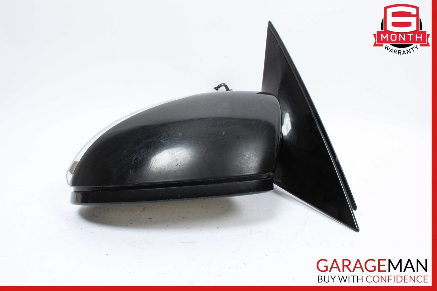 07-09 Mercedes W221 S550 Front Left Side Mirror Rear View Door Black OEM