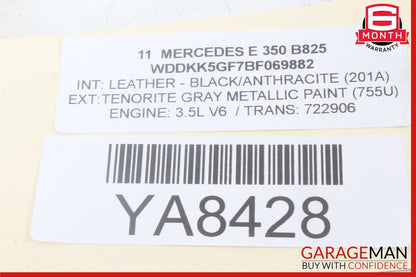 10-17 Mercedes W207 E350 E400 Front Side Door Window Regulator Motor Unit OEM