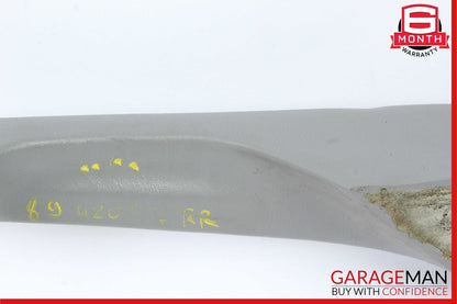 86-91 Mercedes W126 420SEL Rear Right Side Door Arm Rest Panel Gray OEM