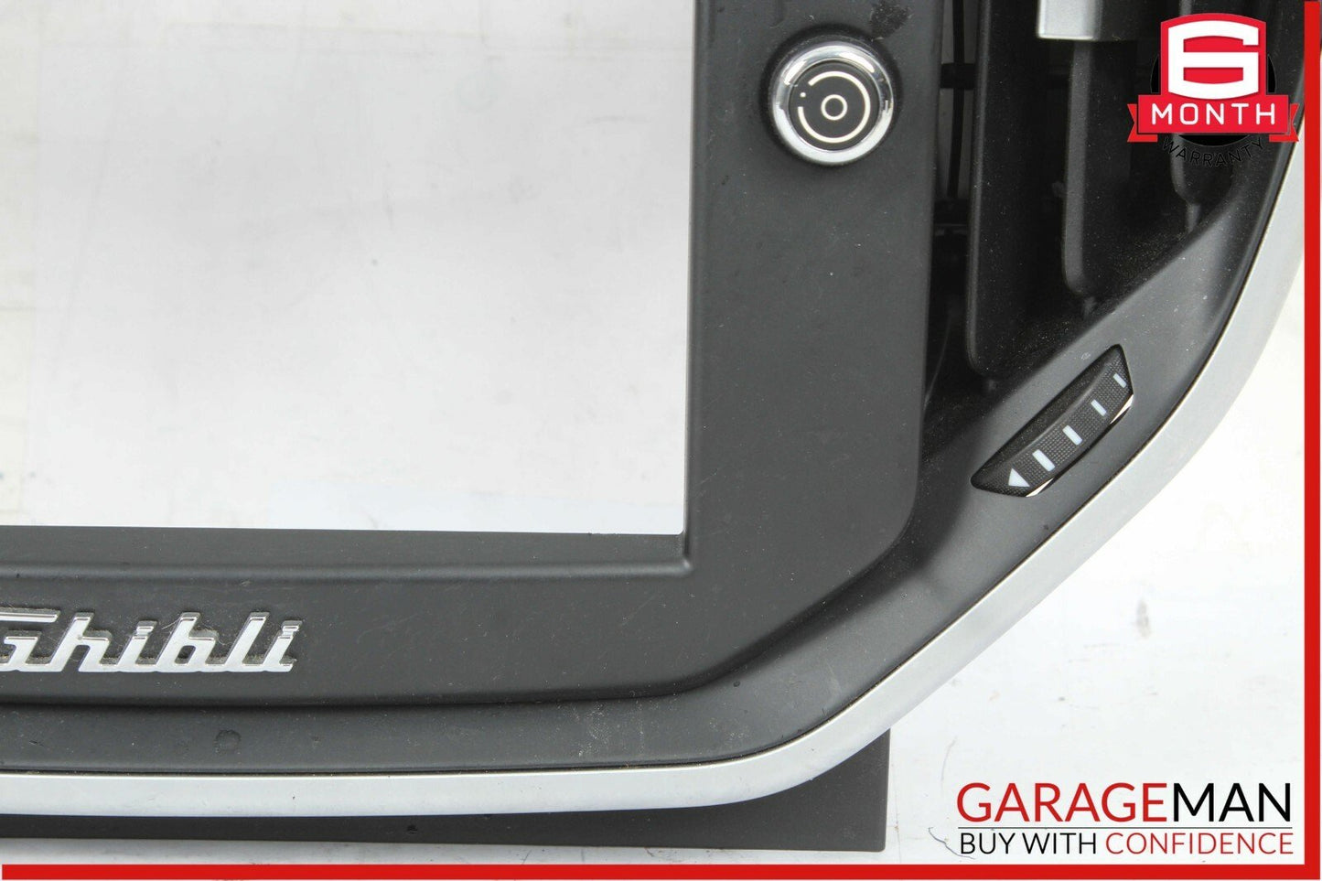 14-17 Maserati Ghibli Dash Display Bezel Frame Air Vent Trim Grille Assembly