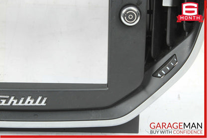 14-17 Maserati Ghibli Dash Display Bezel Frame Air Vent Trim Grille Assembly
