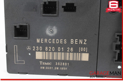 03-12 Mercedes R230 SL500 Front Left Door Control Module 2308200126 OEM