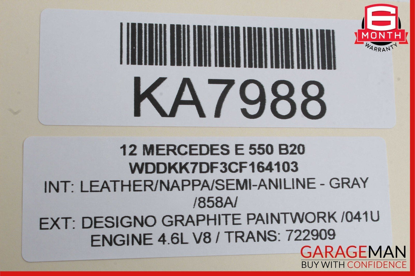 11-17 Mercedes W207 E550 E400 Front Left Side Roof Lock Latch Convertible OEM