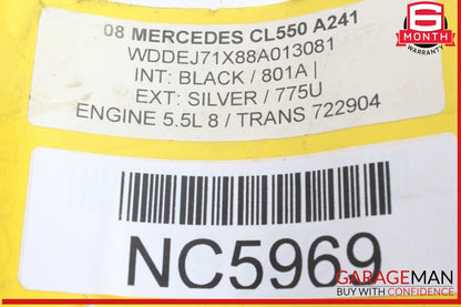 07-14 Mercedes W216 CL550  S550 Electric Power Supply Fuse Box Control Module