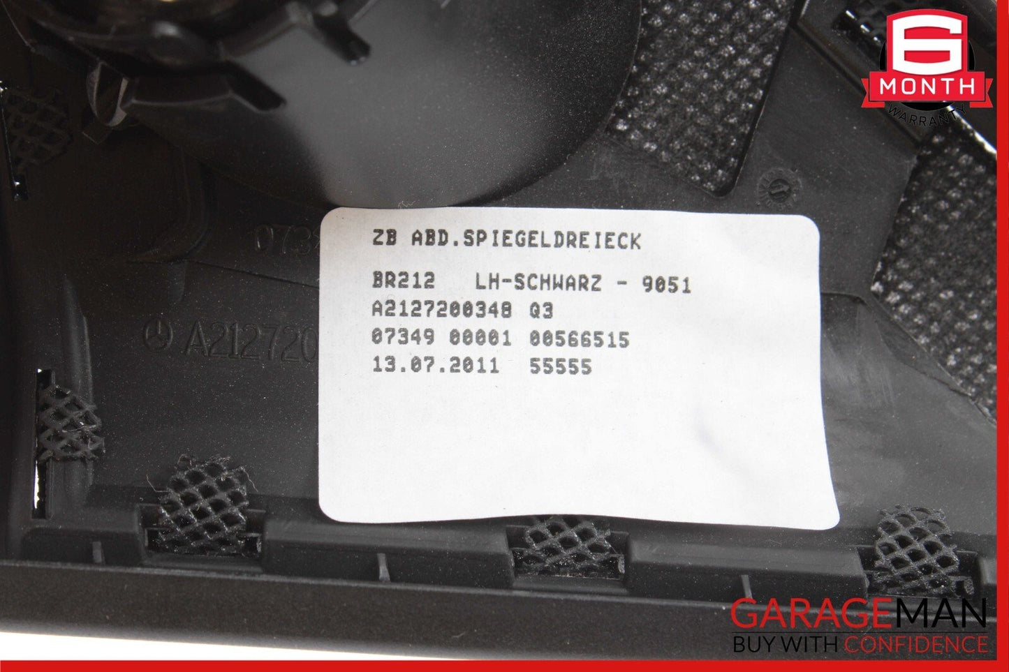 10-16 Mercedes W212 E350 E63 AMG Front Left Door Panel Tweeter Speaker Cover