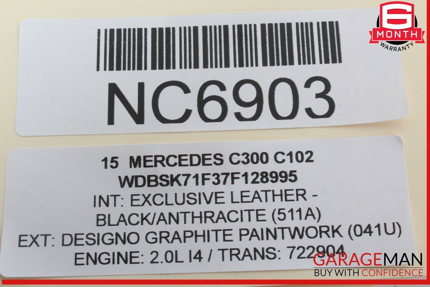 15-20 Mercedes W205 C300 Front Right Side Door Control Module Unit OEM