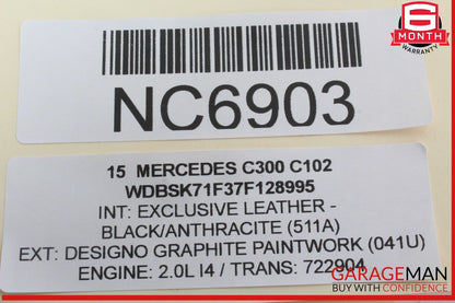 15-20 Mercedes W205 C300 Front Right Side Door Control Module Unit OEM