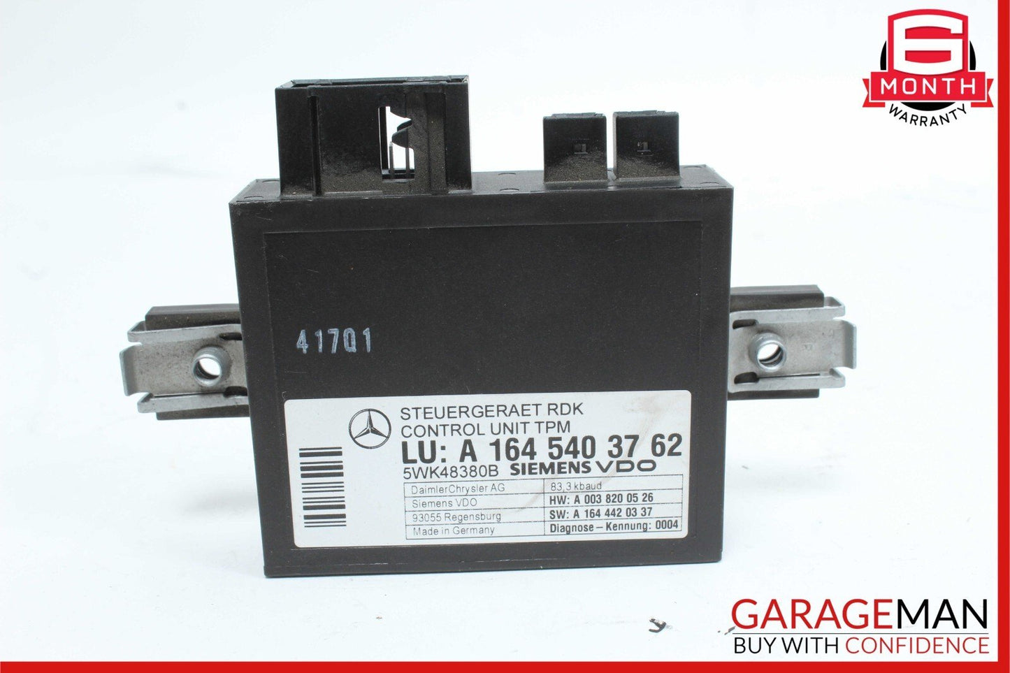 06-12 Mercedes W211 E350 SL550 CLS550 TPMS Tire Pressure Control 1645403762 OEM