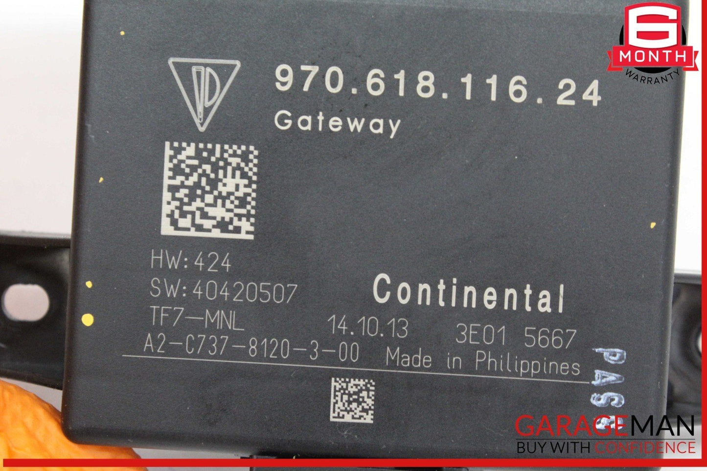 14-16 Porsche Panamera Hybrid Central Gateway Control Module 97061811624 Genuine