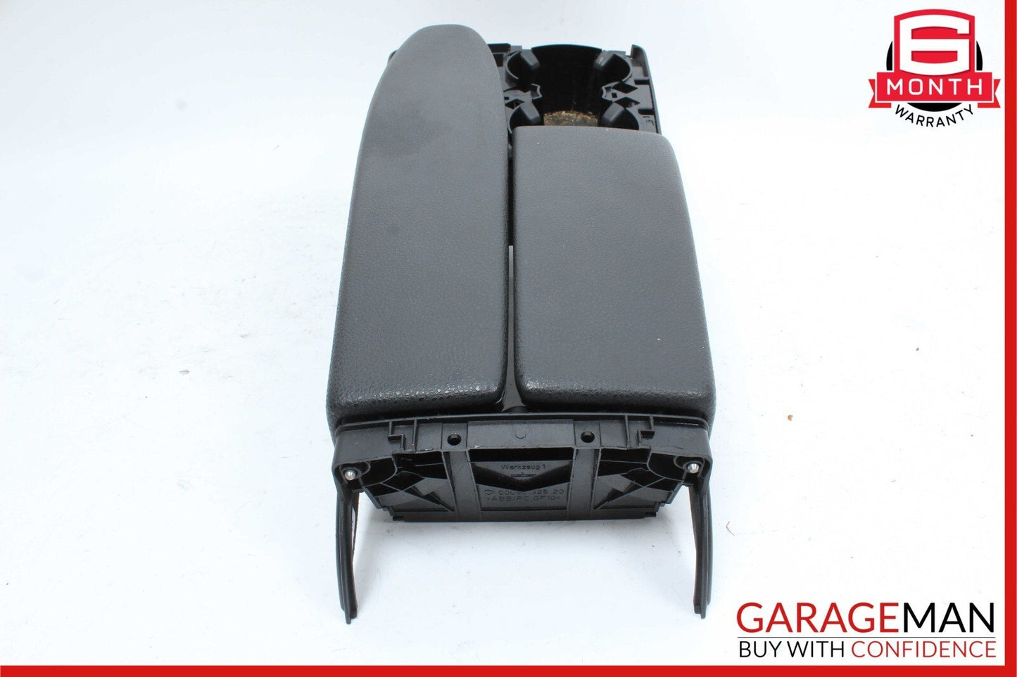 08-14 Mercedes W204 C63 AMG Center Console Armrest Cup Holder Assembly Black OEM