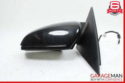 12-14 Mercedes W204 C250 C63 AMG Front Left Side Mirror Rear View Door Black OEM