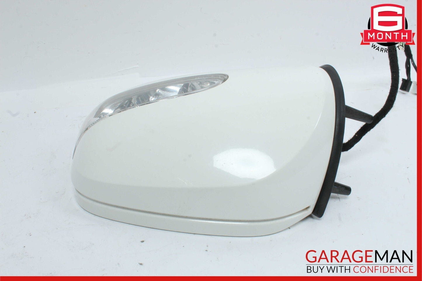 07-08 Mercedes X164 GL450 GL550 Front Left Side Mirror Door Rear View White OEM