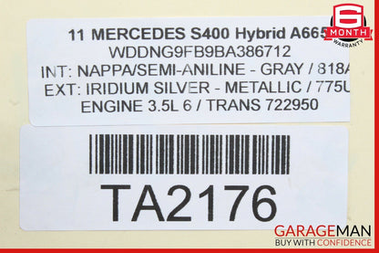 07-13 Mercedes W221 S400 Rear Right or Left Axle CV Half Shaft 2213502010 OEM