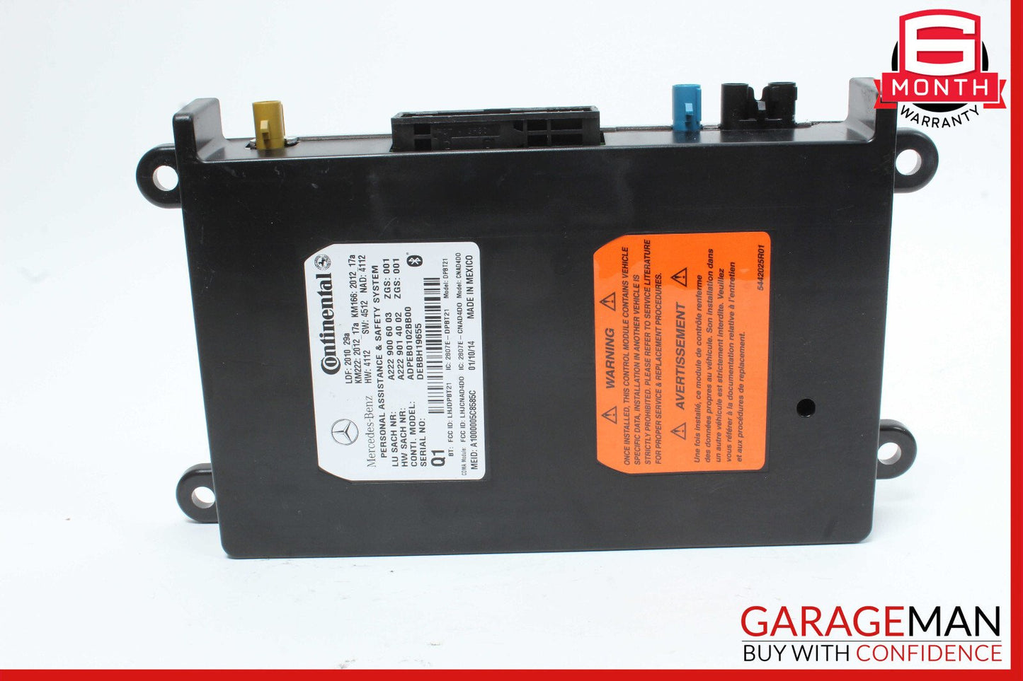 Mercedes W207 E350 SL400 Communication Control Module 2229006003 OEM