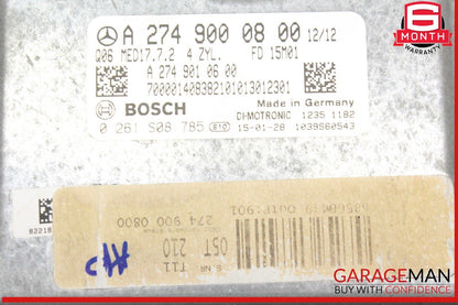 15-20 Mercedes W205 C300 GLC350e E300 M274 2.0L ECU ECM Engine Control Module