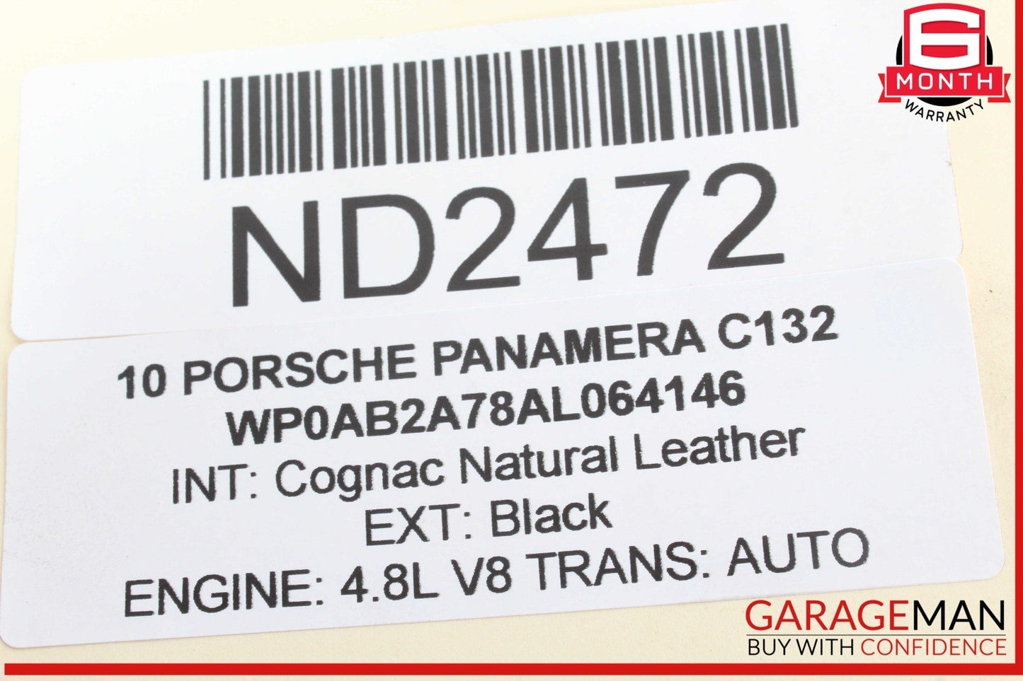 10-16 Porsche Panamera 970 Cayenne 958 4.8L Engine Oil Separator OEM