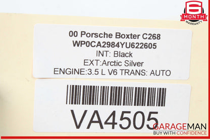 97-04 Porsche Boxster 986 Engine Motor Cooling Fan Intake Black 98662403600 OEM