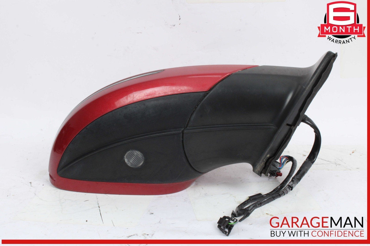 07-09 Audi Q7 Front Right Passenger Side Door Rear View Mirror Red OEM