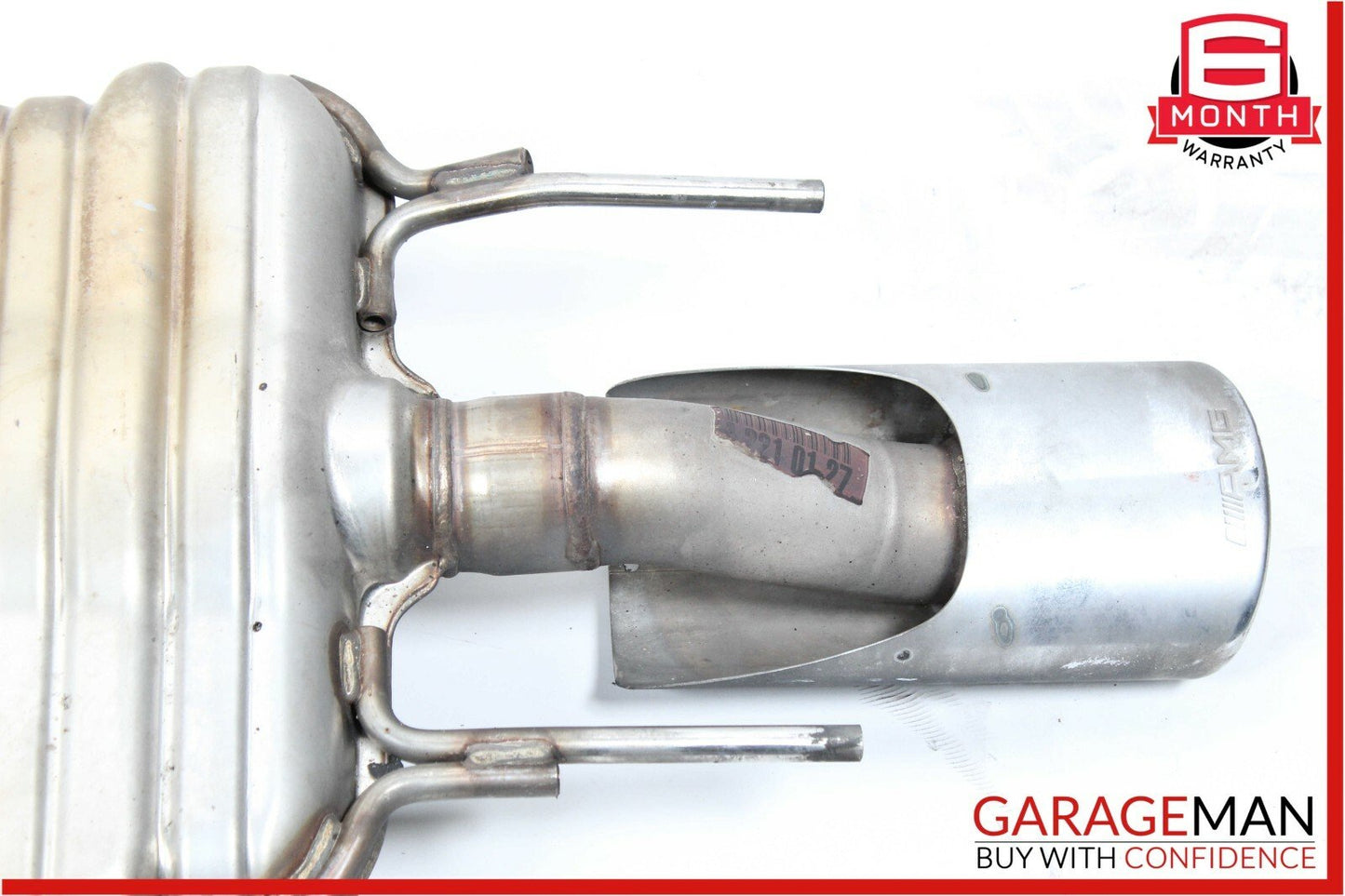 07-09 Mercedes W221 S550 AMG Sport Rear Right & Left Exhaust Muffler Tips Set