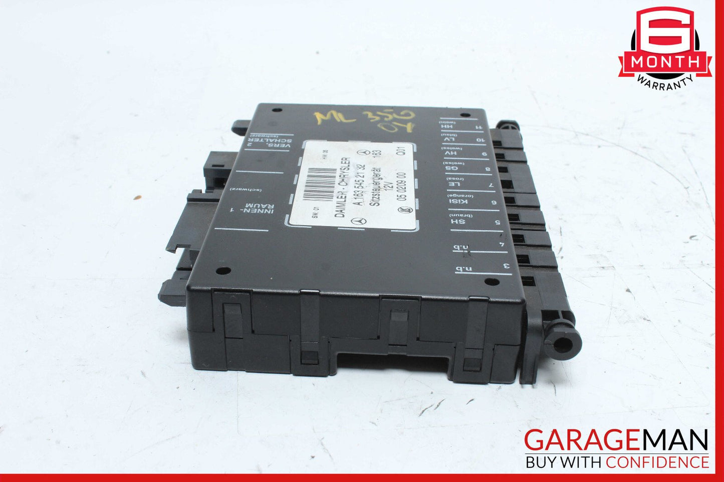 98-05 Mercedes W163 ML350 Seat Control Module Front Left Or Right OEM