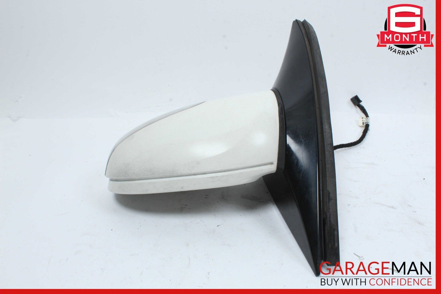 06-10 Mercedes W251 R350 Front Left Driver Side Mirror Door Rear View White OEM