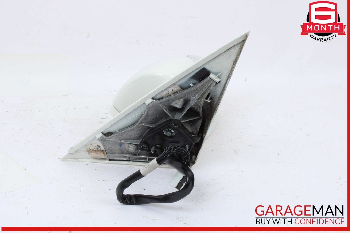 07-09 Mercedes W221 S550 S600 Front Left Side Door Rear View Mirror White OEM