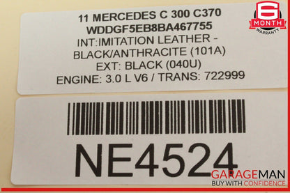 08-14 Mercedes W204 C300 C250 Rear Trunk Lid Tailgate Release Open Handle OEM