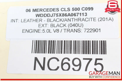 06-11 Mercedes W219 CLS500 CLS63 Trunk Lid Lock Remote Release Control Module