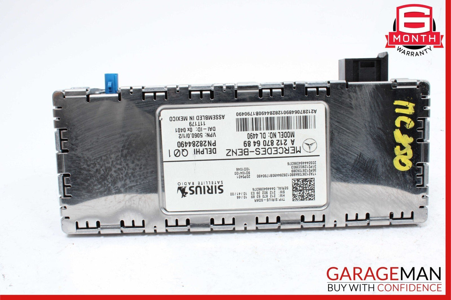 12-17 Mercedes W204 C350 C250 Sirius Satellite Radio Receiver 2128706489 OEM