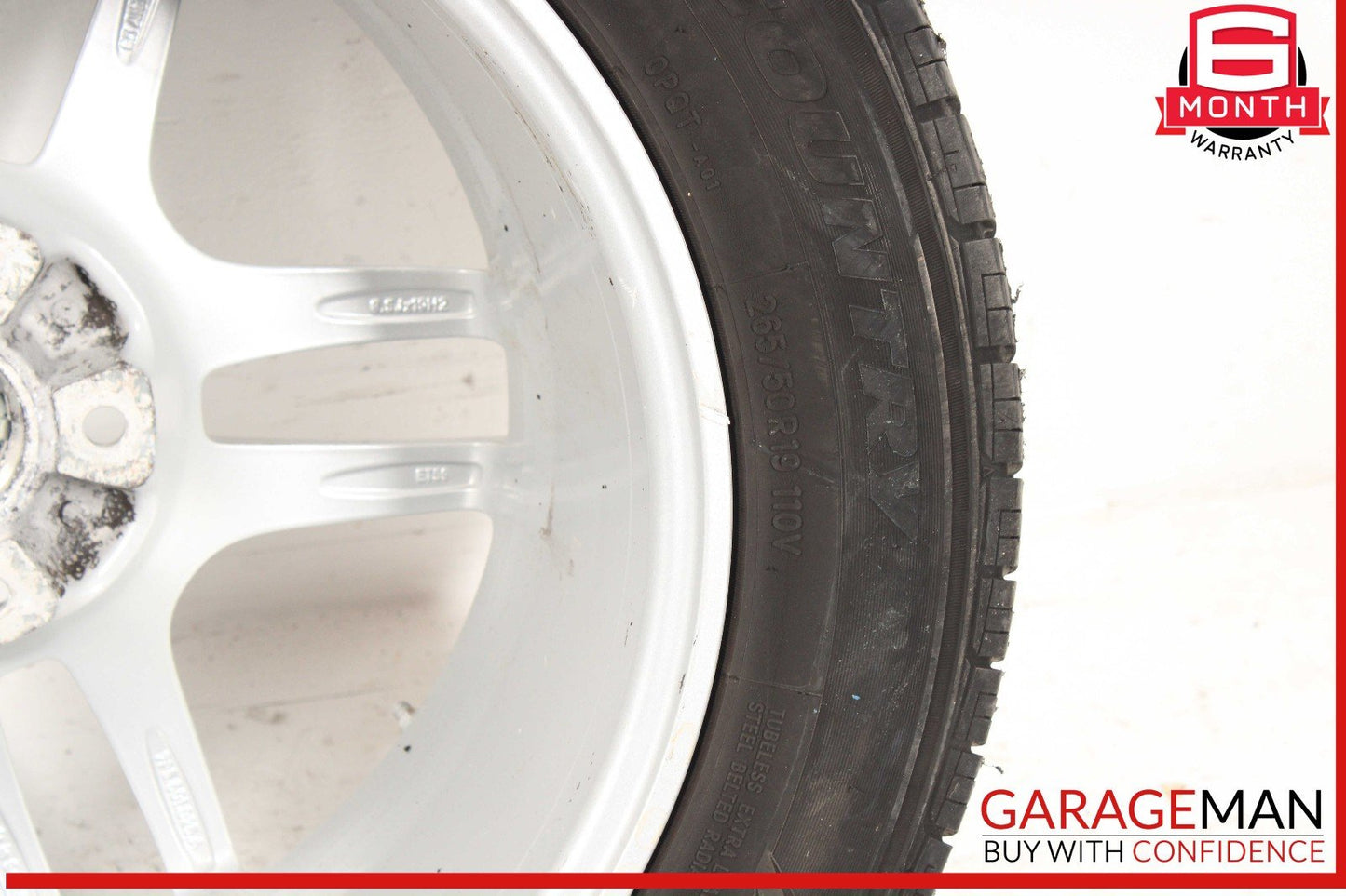 11-18 Porsche Cayenne 958 8.5Jx19 19" R19 Wheel Tire Rim Silver 7P5601025A