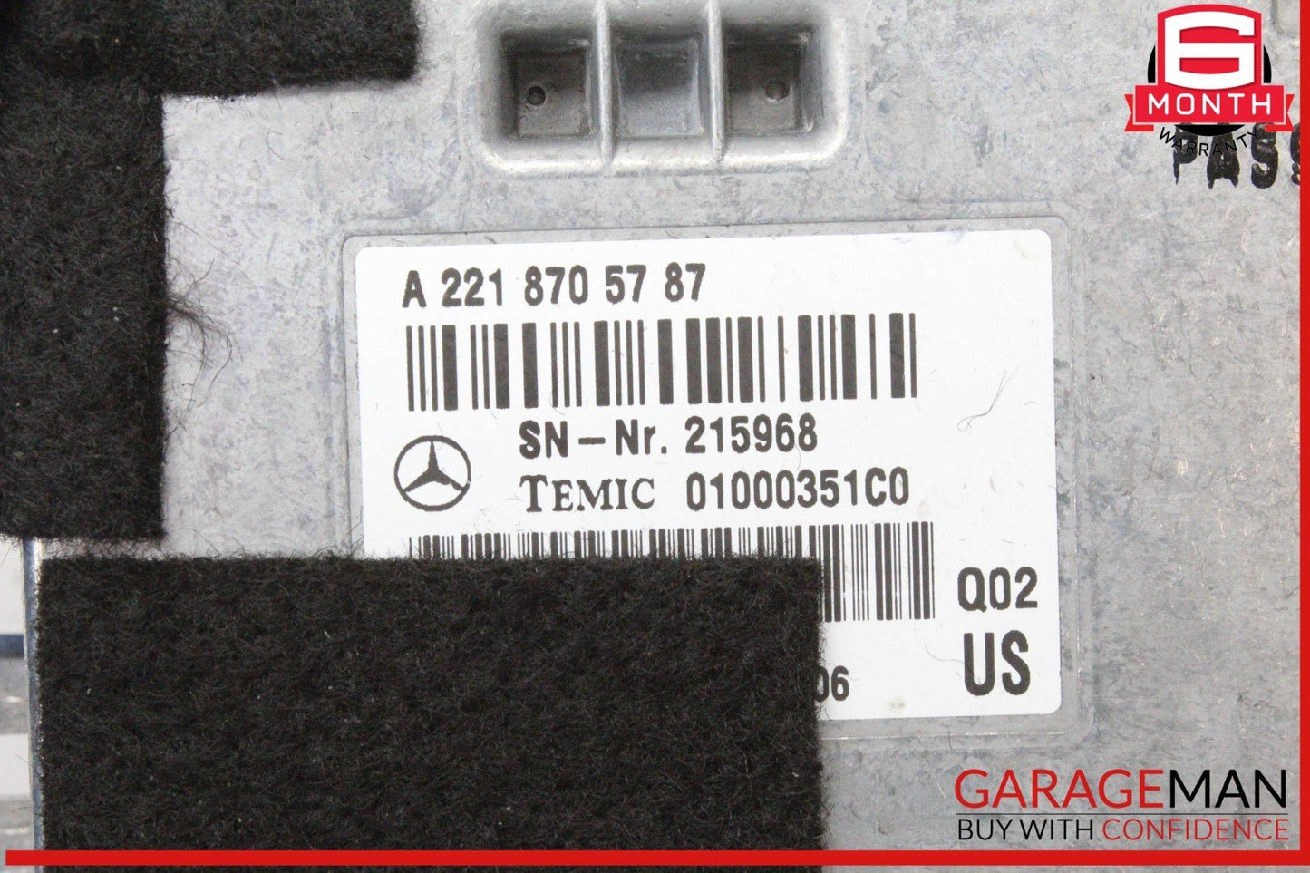 07-14 Mercedes W221 S550 CL550 Voice Language Communication Control Module OEM